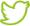 Green twitter logo