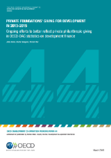 Cover page WP 44 Private Philanthropy Foundations' Giving for Development in 2013-2015