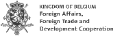 logo for the Belgium Ministry of Foreign Affairs, Foreign Trade and Development Cooperation